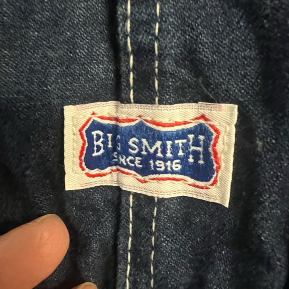 Big Smith Dark Denim Overalls - Picture 4 of 5